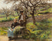Idylle - Léon Augustin Lhermitte — Ansicht des Kunstwerks