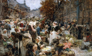 Lon Augustin Lhermitte - Lapprovisionnement des Halles.webp