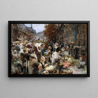 Lon Augustin Lhermitte - Lapprovisionnement des Halles.webp
