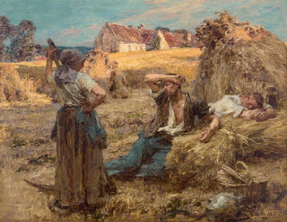 Der Weckruf des Sensenmanns - Léon Augustin Lhermitte — Ansicht des Kunstwerks