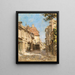 Rue présumée à Bourges - Léon Augustin Lhermitte — gerahmtes Bild an der Wand