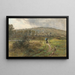 L'orage approchant - Léon Augustin Lhermitte — gerahmtes Bild an der Wand