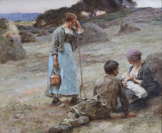 L'heure des bébés - Léon Augustin Lhermitte — Ansicht des Kunstwerks