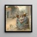 Die Schwestern - Léon Augustin Lhermitte — gerahmtes Bild an der Wand