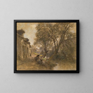 Lon Augustin Lhermitte - Vue Prise  Saint Bonnet Pres De Bourges.webp