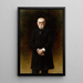 Portrait de William T. Walters - Léon Bonnat — gerahmtes Bild an der Wand