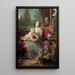 Maria Brignole Sale Herzogin von Galliera mit ihrem Sohn Filippo - Léon Cogniet — gerahmtes Bild an der Wand
