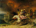 Rebecca und Brian de Bois-Guilbert - Léon Cogniet — Ansicht des Kunstwerks