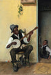 Der Banjo-Spieler - Léon Delachaux — Ansicht des Kunstwerks