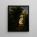 Landschaft bei Magny - les - Hameaux - Léon Flahaut — gerahmtes Bild an der Wand