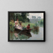 Ein gefesseltes Publikum - Léon Girardet — gerahmtes Bild an der Wand