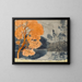 Teich im Herbst - Léon Spilliaert — gerahmtes Bild an der Wand
