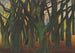 Bäume grün - Léon Spilliaert — Ansicht des Kunstwerks