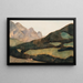 Innsbruck-Landschaft - Léon Spilliaert — gerahmtes Bild an der Wand