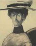 Frau mit rosa Hut - Léon Spilliaert — Ansicht des Kunstwerks