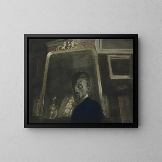 Lon Spilliaert - Zelfportret met spiegel.webp