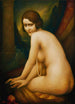 Frau mit Perlenkette - Léonard Sarluis — Ansicht des Kunstwerks