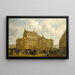 L'Opéra Garnier gesehen von der Auber-Straße in Richtung 1880, 9. Bezirk - Léonard Saurfelt — gerahmtes Bild an der Wand
