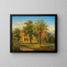 Rom, Blick auf die Villa Torlonia - Longin Christianowitsch Fricke — gerahmtes Bild an der Wand