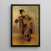 Portrait de Georges Courteline 1858-1929 - Léopold Stevens — gerahmtes Bild an der Wand