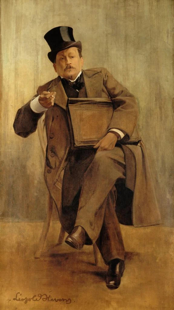 Lopold Stevens - Portrait de Georges Courteline 18581929 crivain.webp