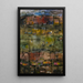 Unten - Loren MacIver — gerahmtes Bild an der Wand