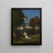 Allegorie der Keuschheit - Lorenzo Lotto — gerahmtes Bild an der Wand