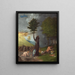 Allegorie von Tugend und Laster - Lorenzo Lotto — gerahmtes Bild an der Wand