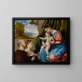Lorenzo Lotto - Madonna and Child with Two Donors.webp