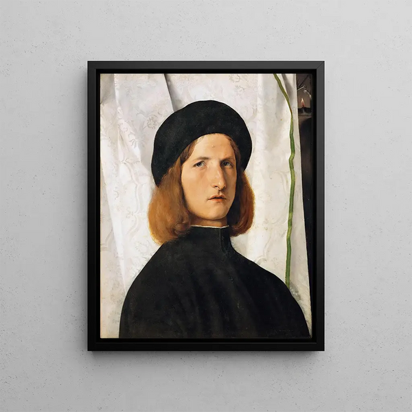Lorenzo Lotto - Portrait of a Young Man with a Lamp.webp