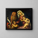 Die Jungfrau und das Kind mit den Heiligen Zacharias und Johannes dem Täufer - Lorenzo Lotto — gerahmtes Bild an der Wand