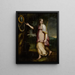 allegorische Figur wahrscheinlich Vorsicht - Lorenzo Sabatini — gerahmtes Bild an der Wand