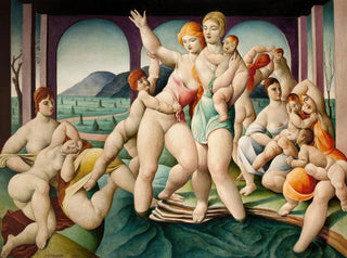 Lorser Feitelson - Bathers.webp