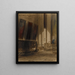 Innenansicht einer Kathedrale - Louis-Adolphe Hervier — gerahmtes Bild an der Wand