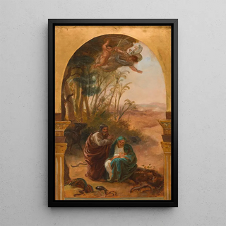 LouisAntoineLon Riesener - Le repos pendant la fuite en Egypte.webp