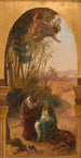 Das Ruhezustand während der Flucht nach Ägypten - Louis-Antoine-Léon Riesener — Ansicht des Kunstwerks