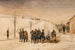 Soldaten und Kanonierin an den Befestigungen - Louis-Émile Benassit — Ansicht des Kunstwerks