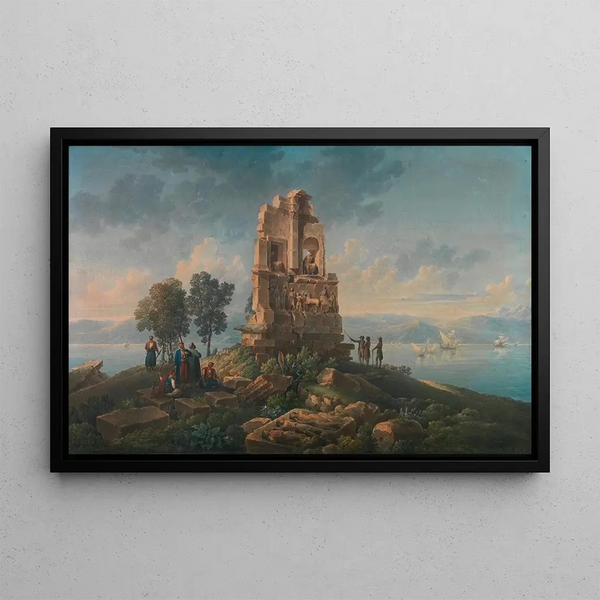 LouisFranois Cassas - The Philopappou Monument Athens.webp