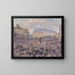 L'Opéra am 11. November 1918 - Louis-Gilbert Bellan — gerahmtes Bild an der Wand
