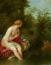 Landschaftsgemälde mit Salmacis und Hermaphrodit - Louis-Jean-François Lagrenée — Ansicht des Kunstwerks