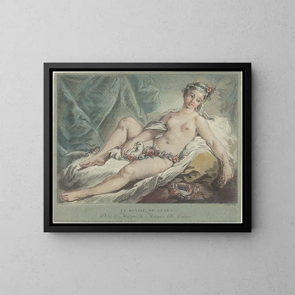 Der Weckruf der Venus - Louis-Marin Bonnet — gerahmtes Bild an der Wand