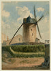 Moulin rue Girardon Montmartre en 1847 18e arrondissement Paris - Louis-Martial-Thodat Masson — Ansicht des Kunstwerks