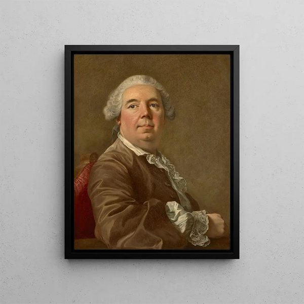 LouisMichel Van Loo - Portrait de Franois Louis Colins 1699 1760 charg de lentretien des tableaux du roi.webp