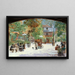 vom Chalet des Château de Madrid im Bois de Boulogne - Louis Abel-Truchet — gerahmtes Bild an der Wand