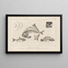 Recherches sur les poissons fossiles Pl109 - Louis Agassiz — gerahmtes Bild an der Wand