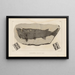 Recherches sur les poissons fossiles Pl119 - Louis Agassiz — gerahmtes Bild an der Wand