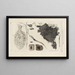 Recherches sur les poissons fossiles Pl160 - Louis Agassiz — gerahmtes Bild an der Wand