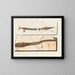 Recherches sur les poissons fossiles - Louis Agassiz — gerahmtes Bild an der Wand