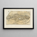 Recherches sur les poissons fossiles Pl208 - Louis Agassiz — gerahmtes Bild an der Wand
