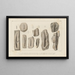 Recherches sur les poissons fossiles Pl280 - Louis Agassiz — gerahmtes Bild an der Wand